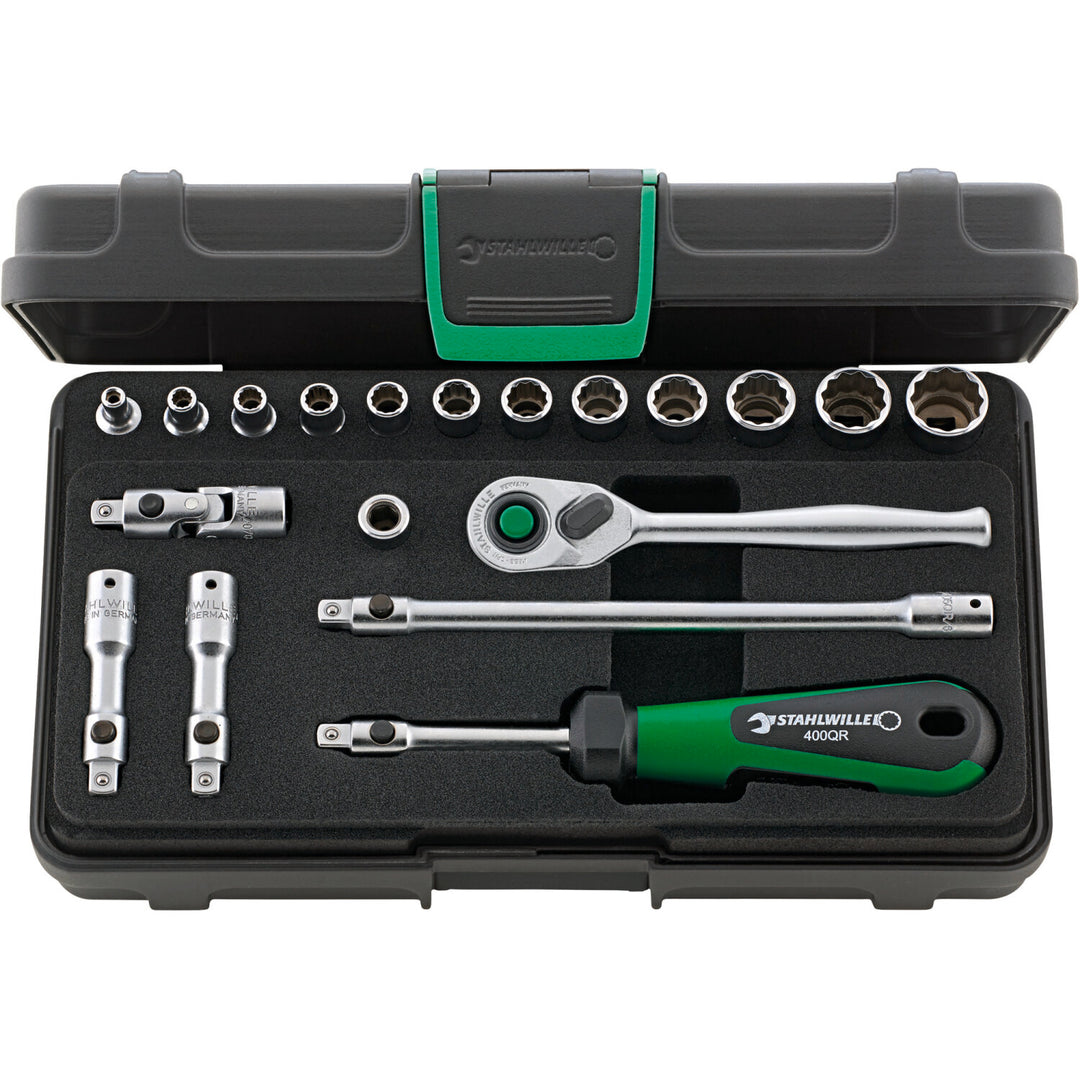 Stahlwille 96015208 Socket set 1/4" - 19 Pieces