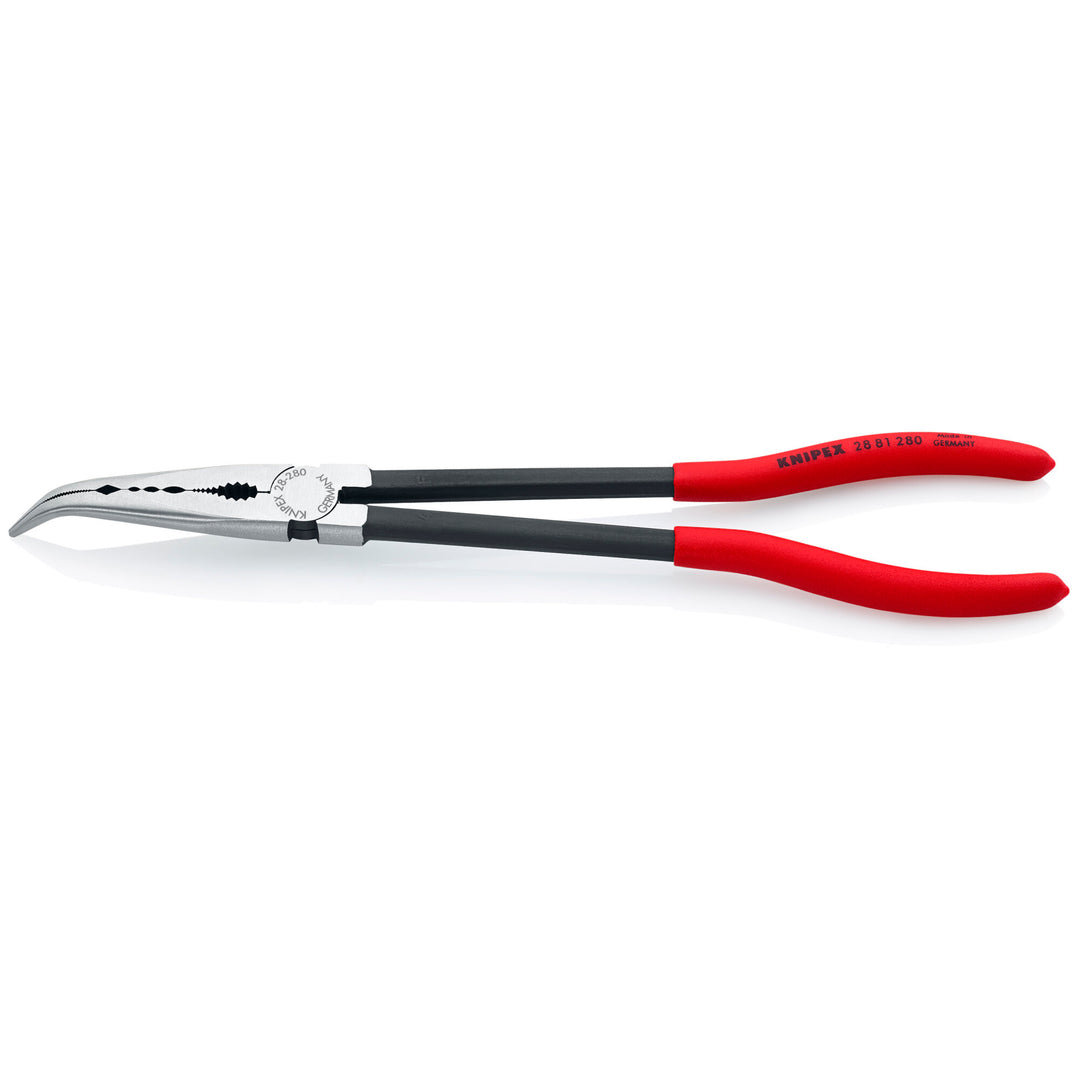 Knipex 28 81 280 SBA 11" Extra Long Needle-Nose 45° Angled Pliers