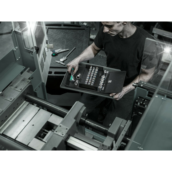 Wera 8100 SB All-in Zyklop Speed ratchet set, 3/8" drive, 35 pieces