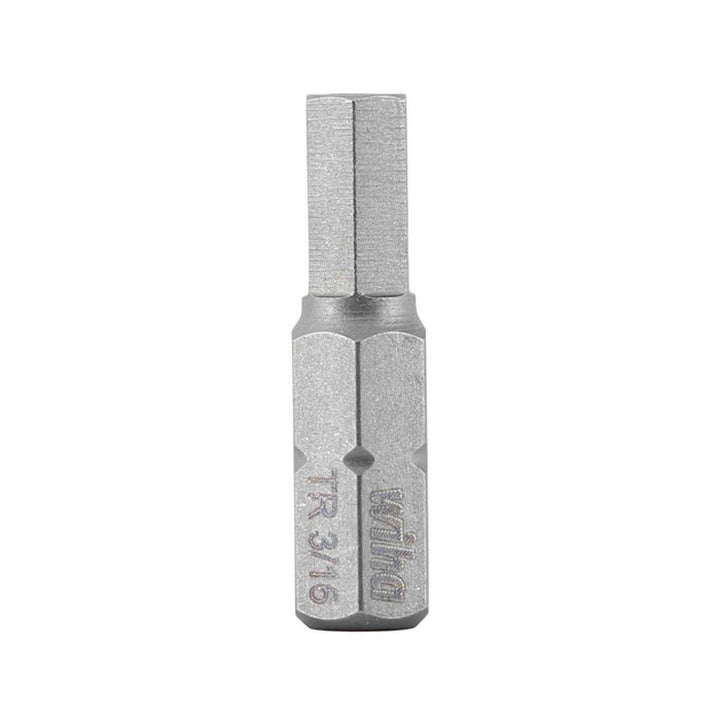 Wiha Tools 71955 Security Hex Insert Bit, 3/16" x 25 mm, 10 Pk.