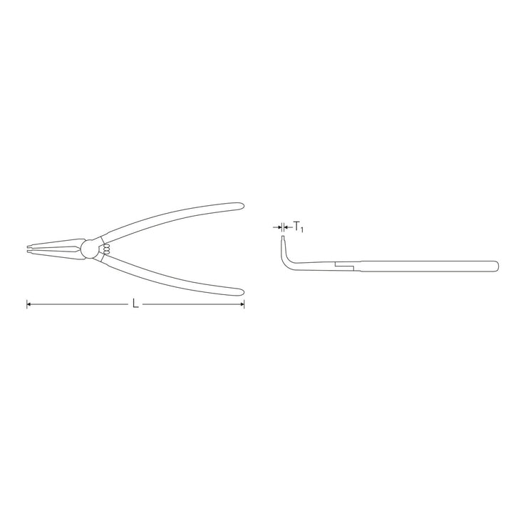 Stahlwille 65464121 Circlip pliers for external circlips