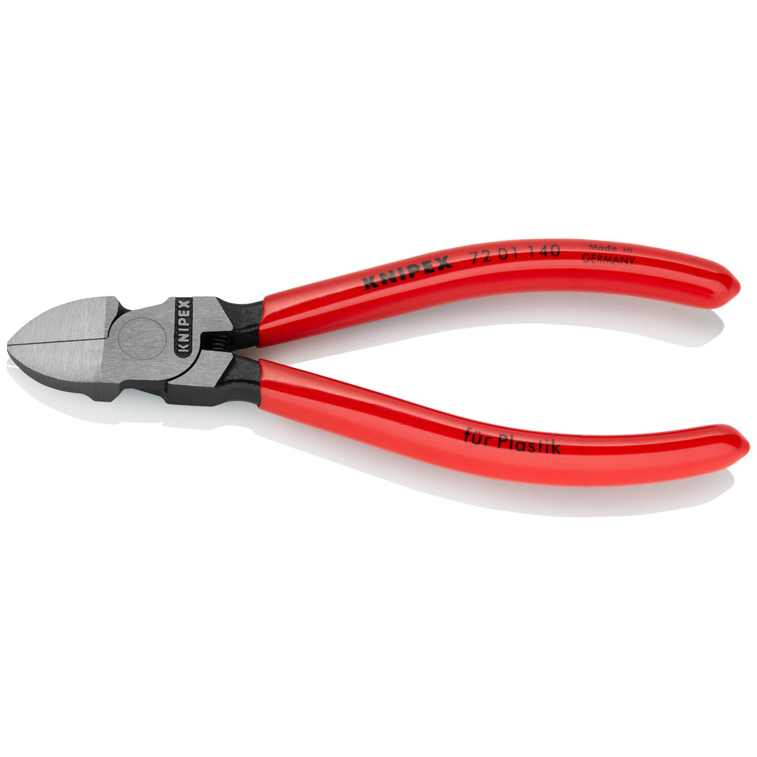 Knipex 72 01 140 5 1/2" Diagonal Pliers for Flush Cutting Plastics