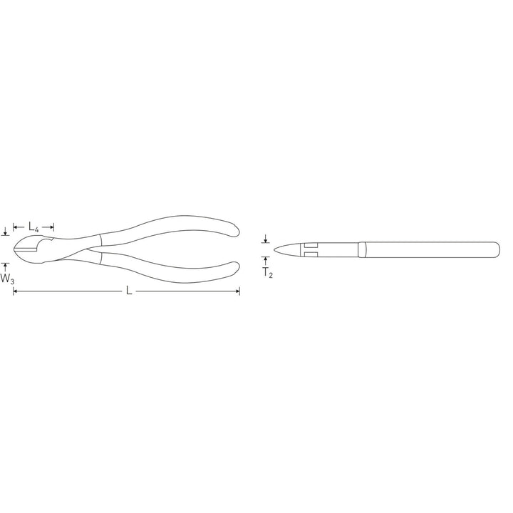 Stahlwille 67213200 Heavy duty side cutter
