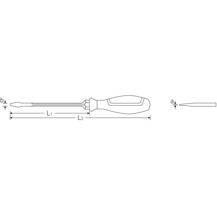 Stahlwille 46223555 Slotted screwdriver DRALL+