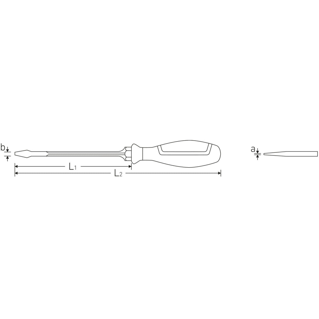 Stahlwille 46223520 Slotted screwdriver Drall+