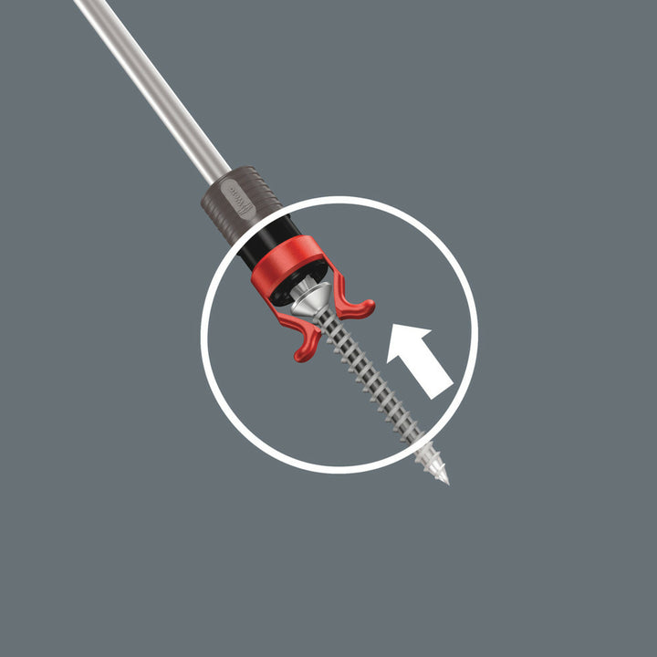 Wera 1441 SB Screw gripper attachment for screwdriver blades, long bits and L-keys, with holding function for screws, 4.5-6 x 41 mm