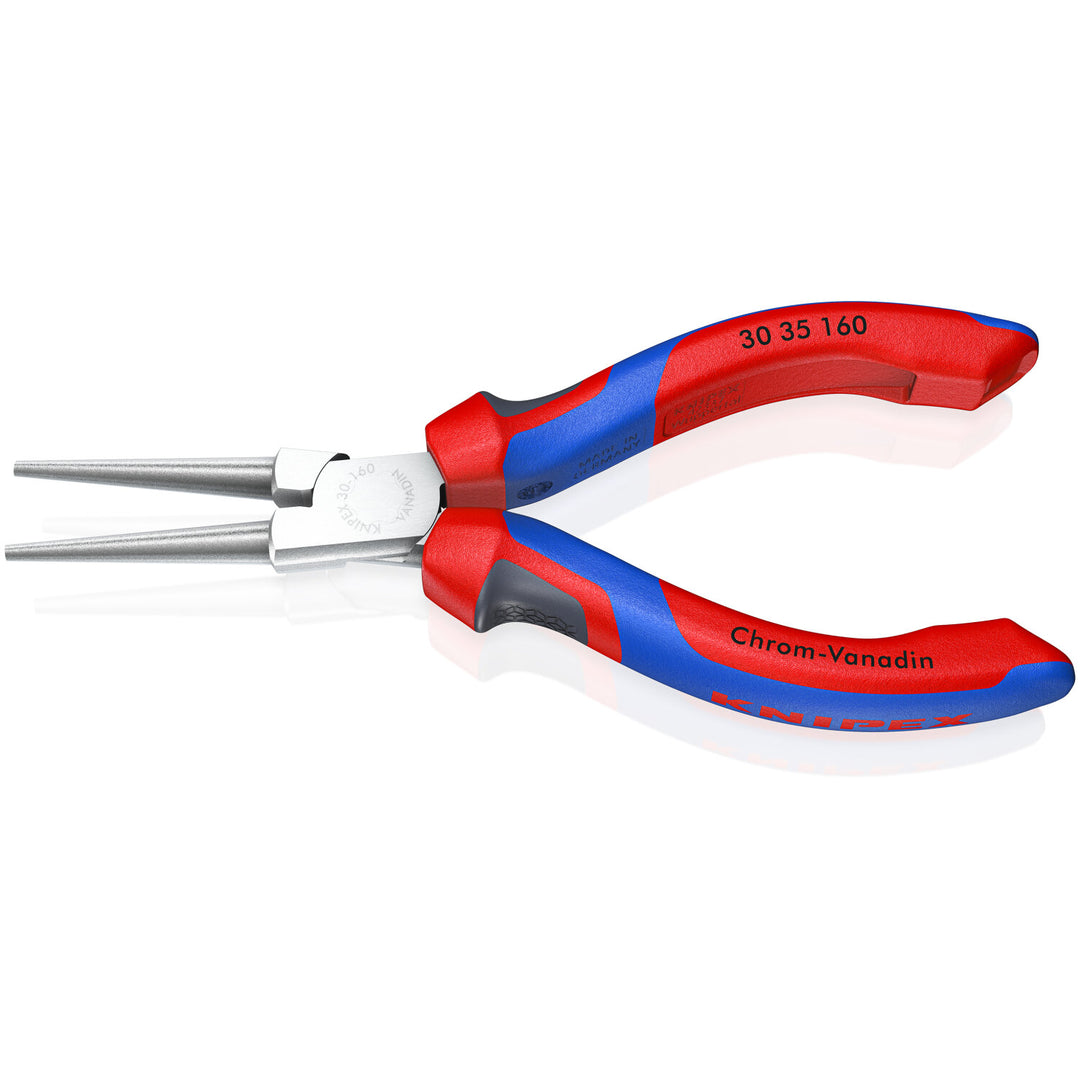 Knipex 30 35 160 KnipeXtend Long Nose Pliers - Round Tips, 6 1/4"