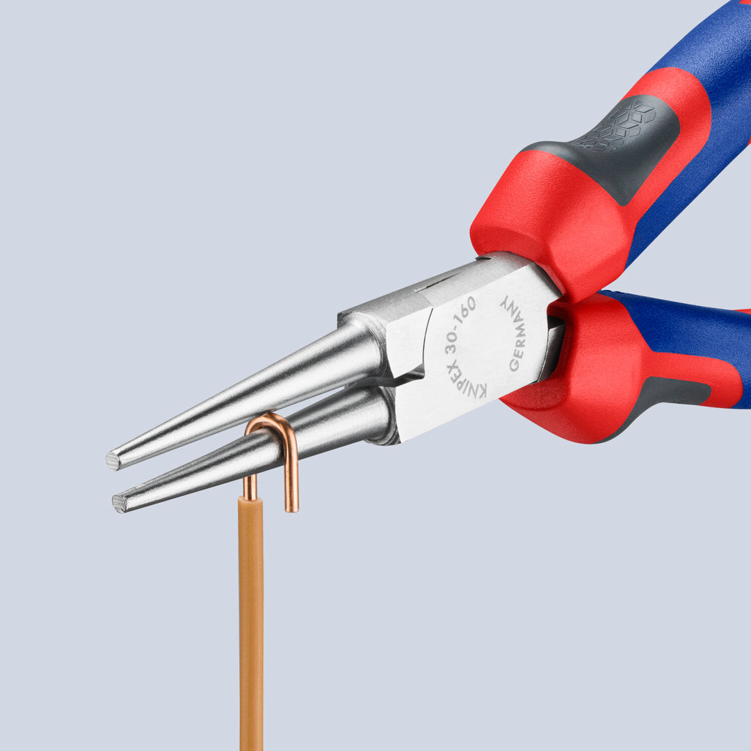 Knipex 30 35 160 KnipeXtend Long Nose Pliers - Round Tips, 6 1/4"