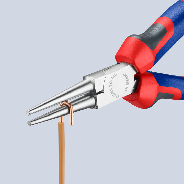 Knipex 30 35 160 KnipeXtend Long Nose Pliers - Round Tips, 6 1/4"