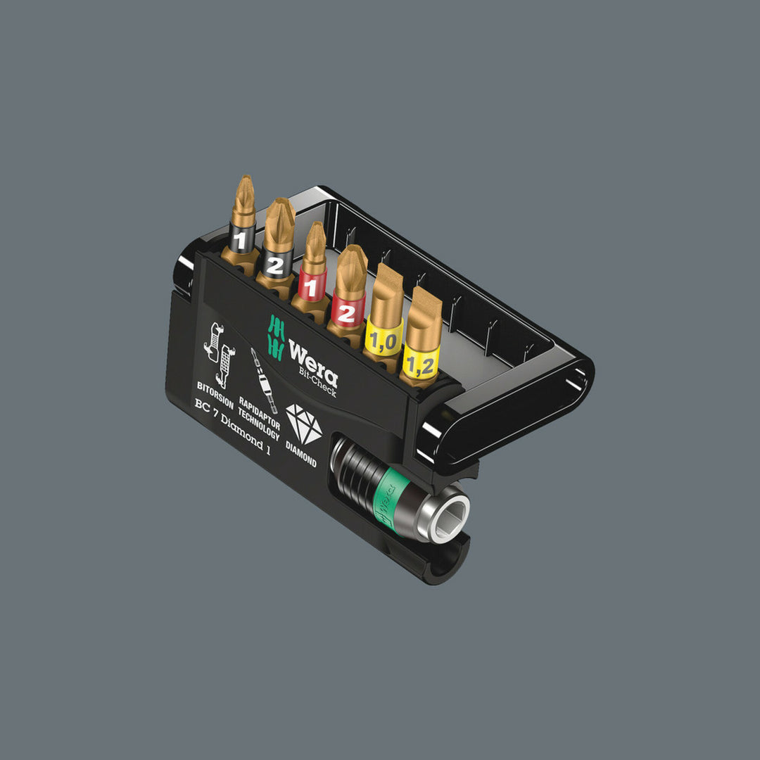 Wera Bit-Check 7 Diamond 1, 7 pieces