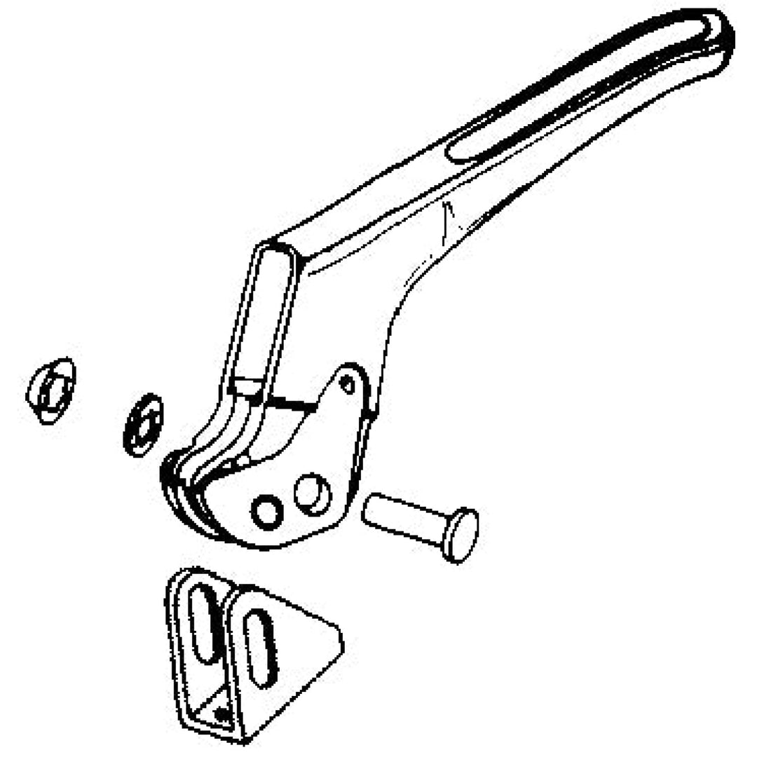 Bessey 3101398 Replacement Lever and Pressure Plate Assembly