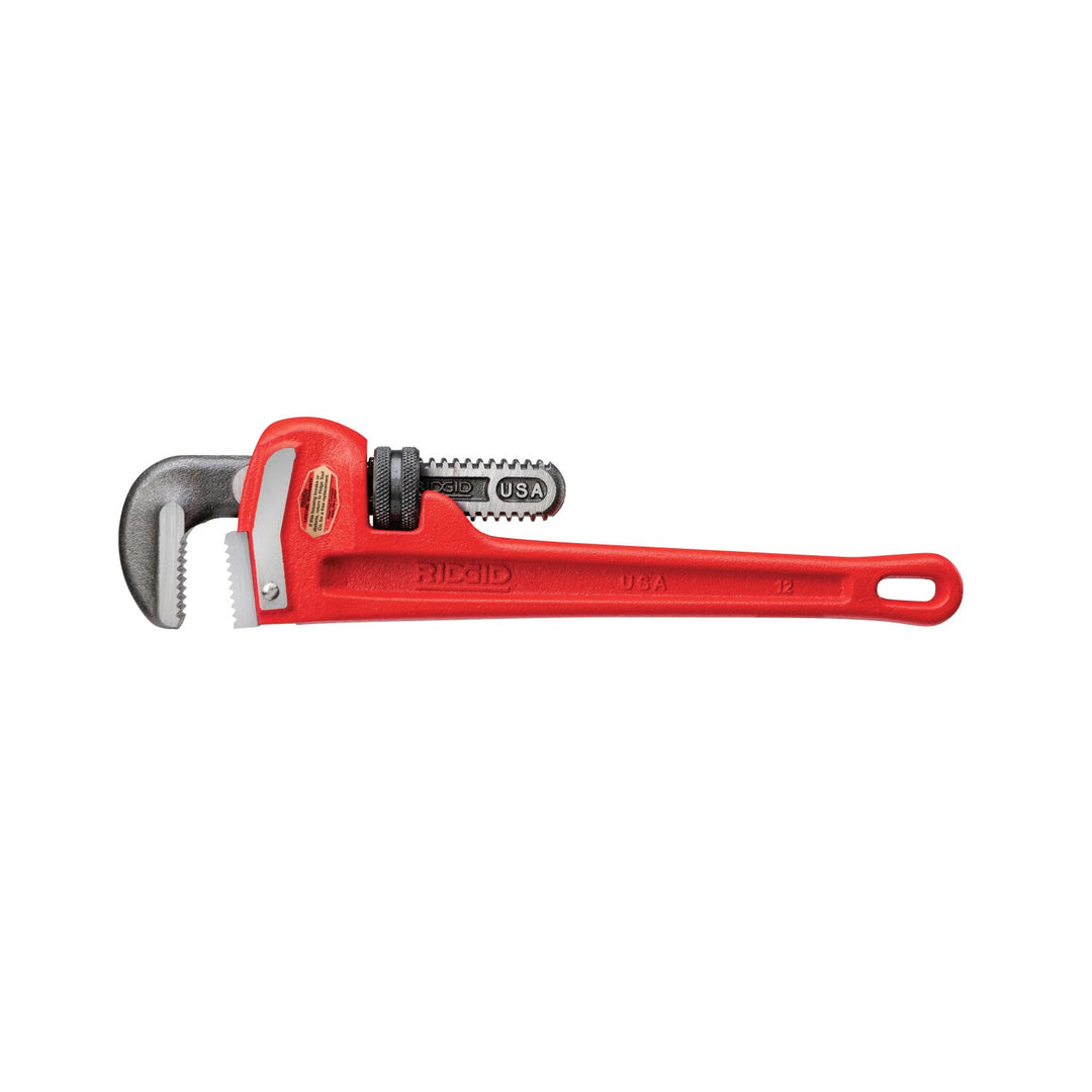 Ridgid 31015 12" Heavy-Duty Straight Pipe Wrench