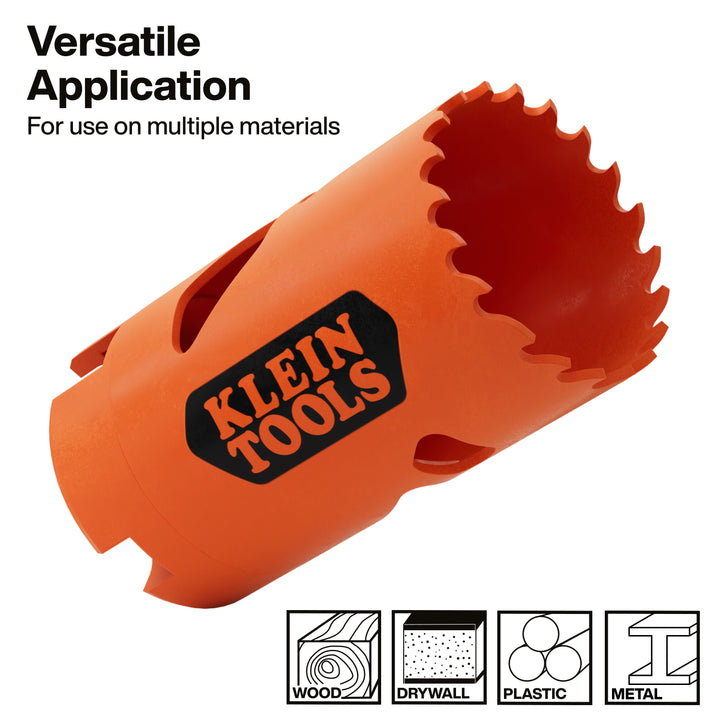 Klein Tools 31016 Bi-Metal Hole Saw, 1-3/8-Inch