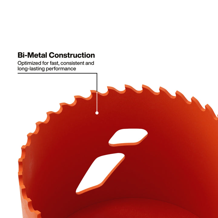 Klein Tools 31023 Bi-Metal Hole Saw, 2-3/4-Inch
