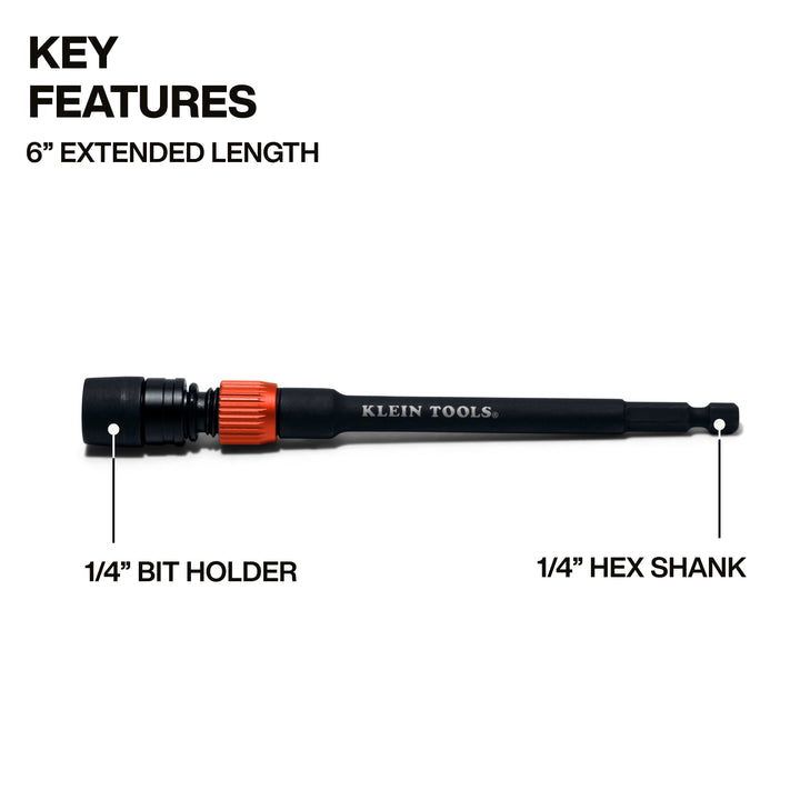 Klein Tools 31088 6" Dual-Lock Impact Extension