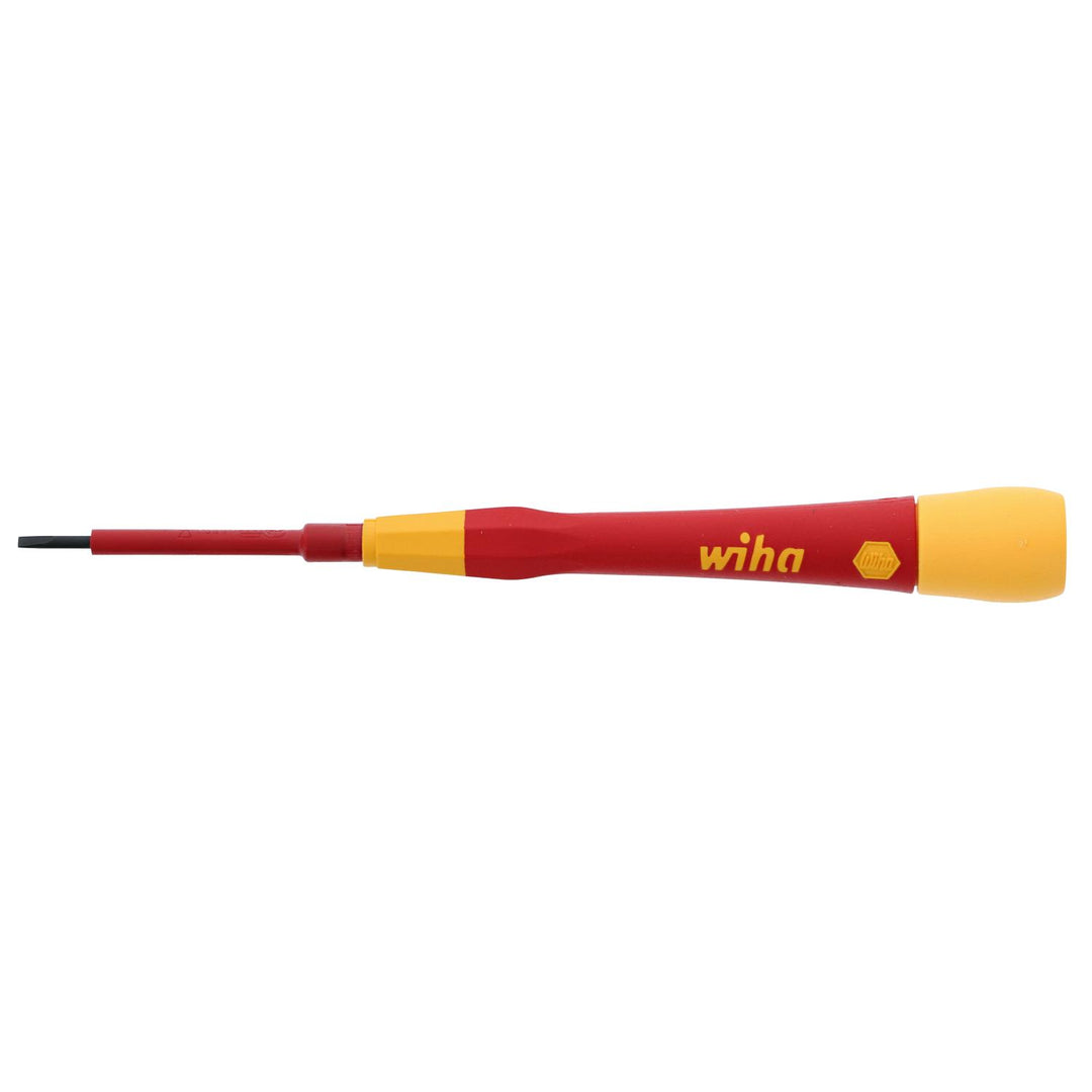Wiha Tools 32001 Insulated PicoFinish Precision Slotted Screwdriver, 2.0 mm x 40 mm