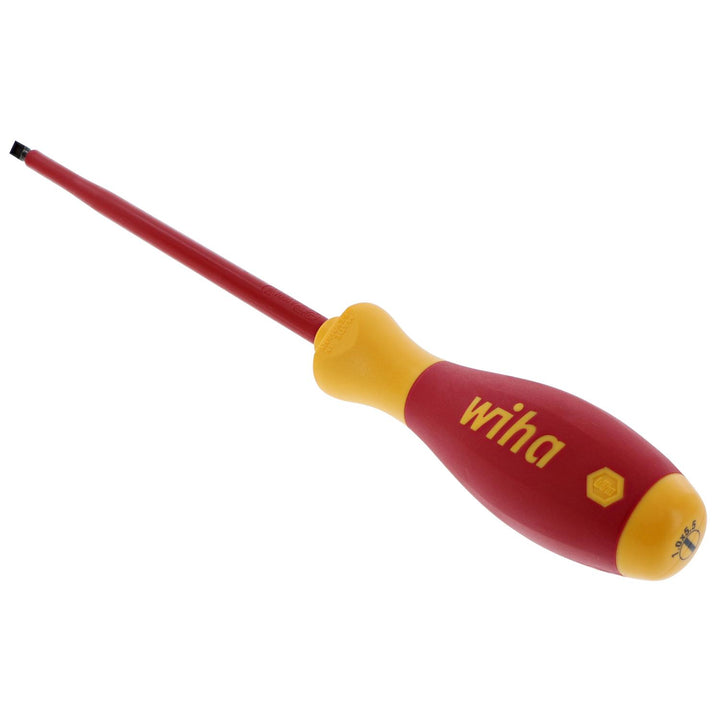 Wiha Tools 32026 Insulated Slotted Screwdriver, 5.5 mm x 175 mm
