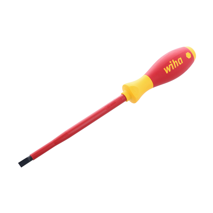 Wiha Tools 32039 Insulated Slotted Screwdriver, 6.5 mm x 150 mm