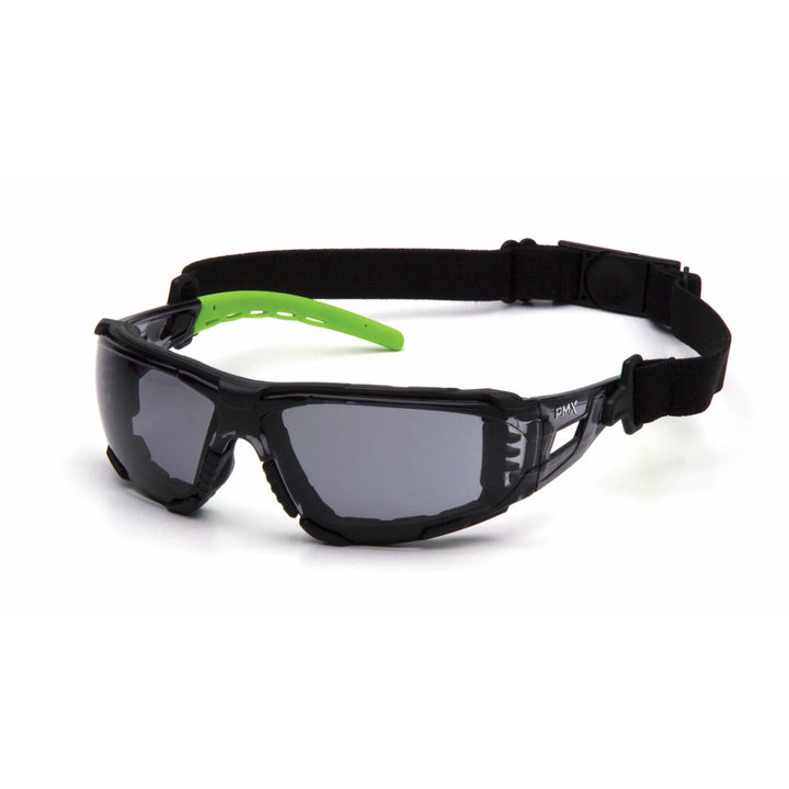 Pyramex SBL10220STMFP Gray H2MAX Anti-Fog Lens with Lime Temples