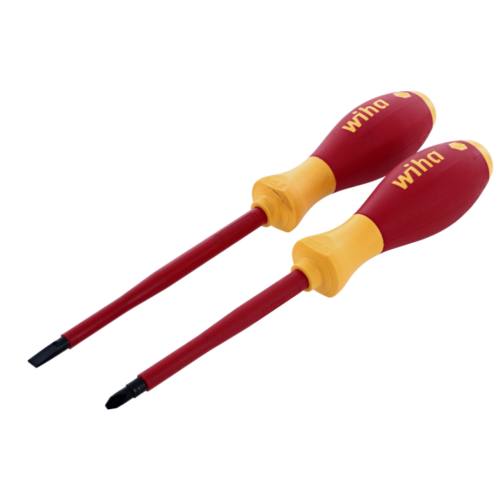 Wiha Tools 32105 Insulated Slotted/Phillips Screwdrivers, 2 Pc. Set