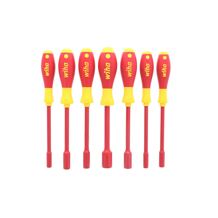 Wiha Tools 32293 Insulated Metric Nut Driver Set, 7 Pc.