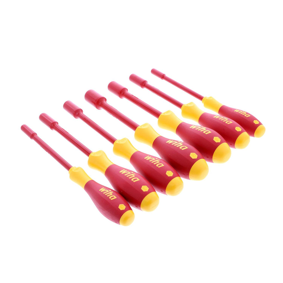 Wiha Tools 32294 Insulated Nut Drivers, 7 Pc. Set