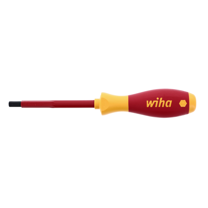 Wiha Tools 32321 Insulated Hex Metric Screwdriver, 6.0 mm x 100 mm