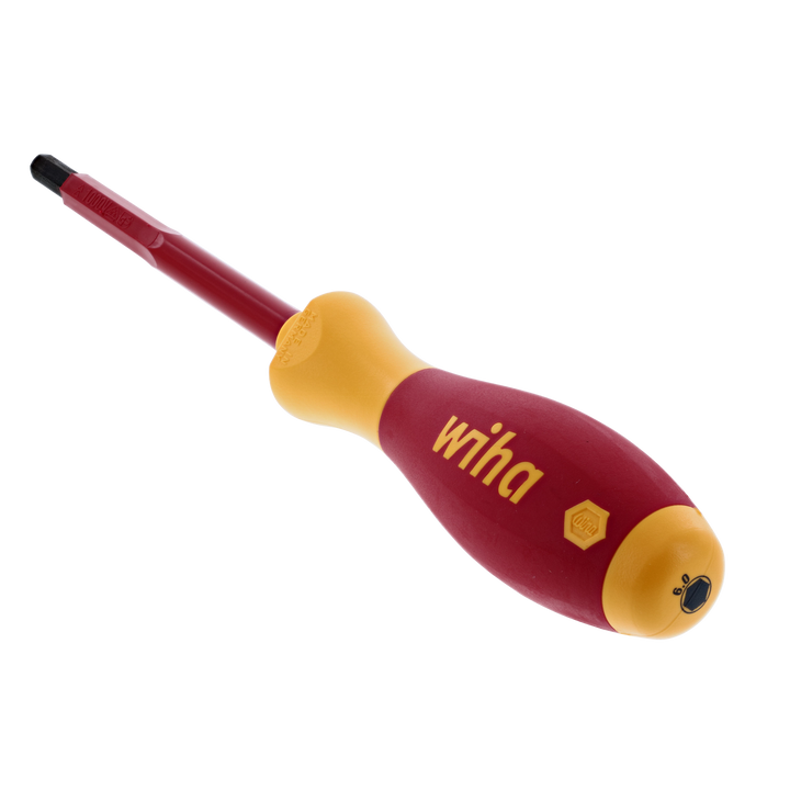 Wiha Tools 32321 Insulated Hex Metric Screwdriver, 6.0 mm x 100 mm