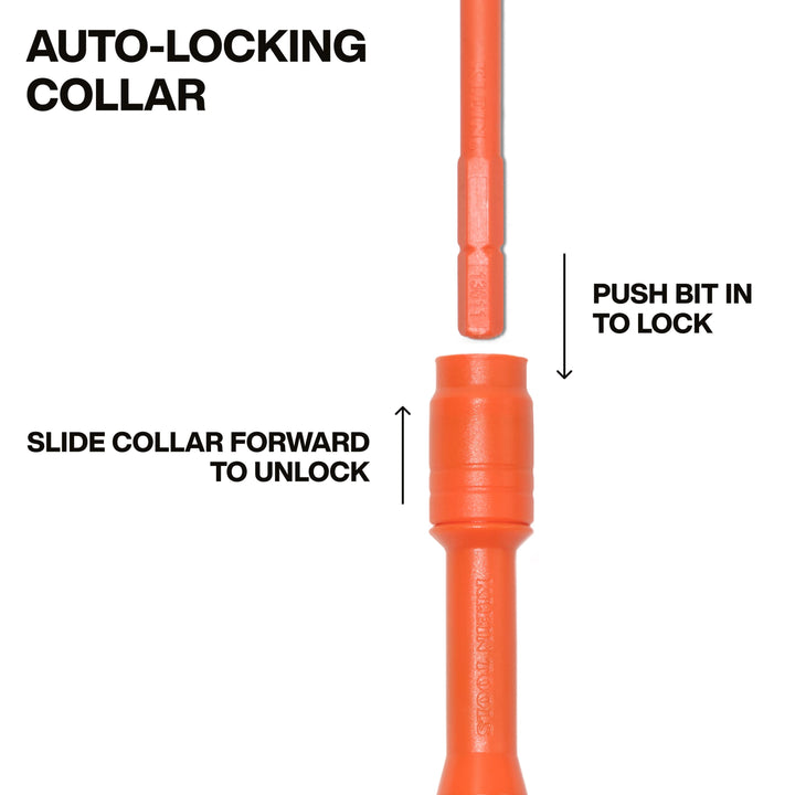 Klein Tools 32306INS 6-in-1 Insulated Auto-Lock Screwdriver