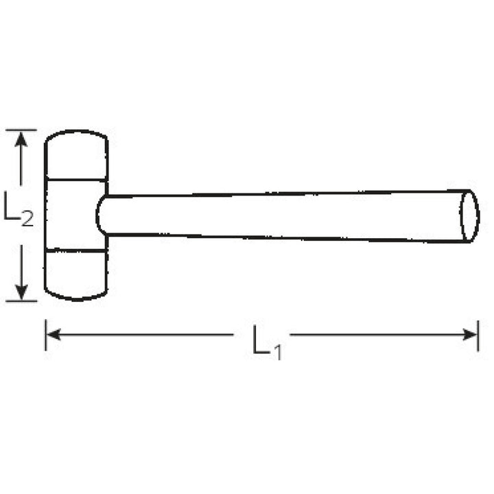 Stahlwille 70171027 10956 Nylon hammer- 27 mm