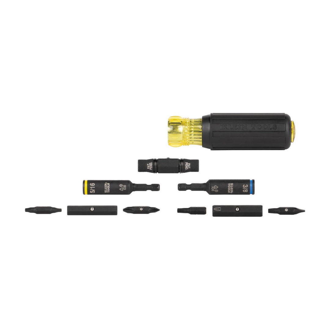 Klein Tools 32500HD Impact Rated Multi-Bit Screwdriver & Nut Driver, 11-in-1