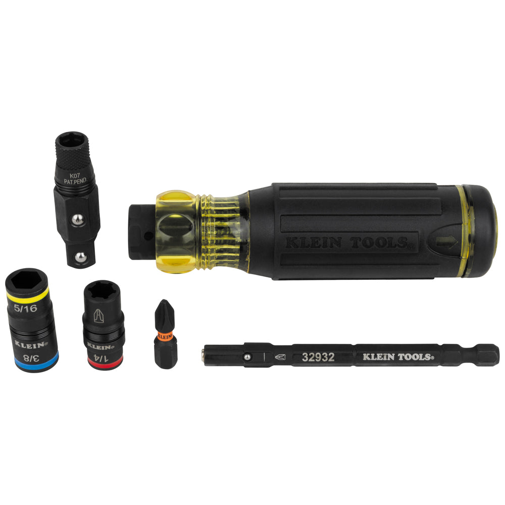 Klein Tools 32517HD KNECT 17-in-1 Impact-Rated Hybrid Screwdriver / Nut Driver