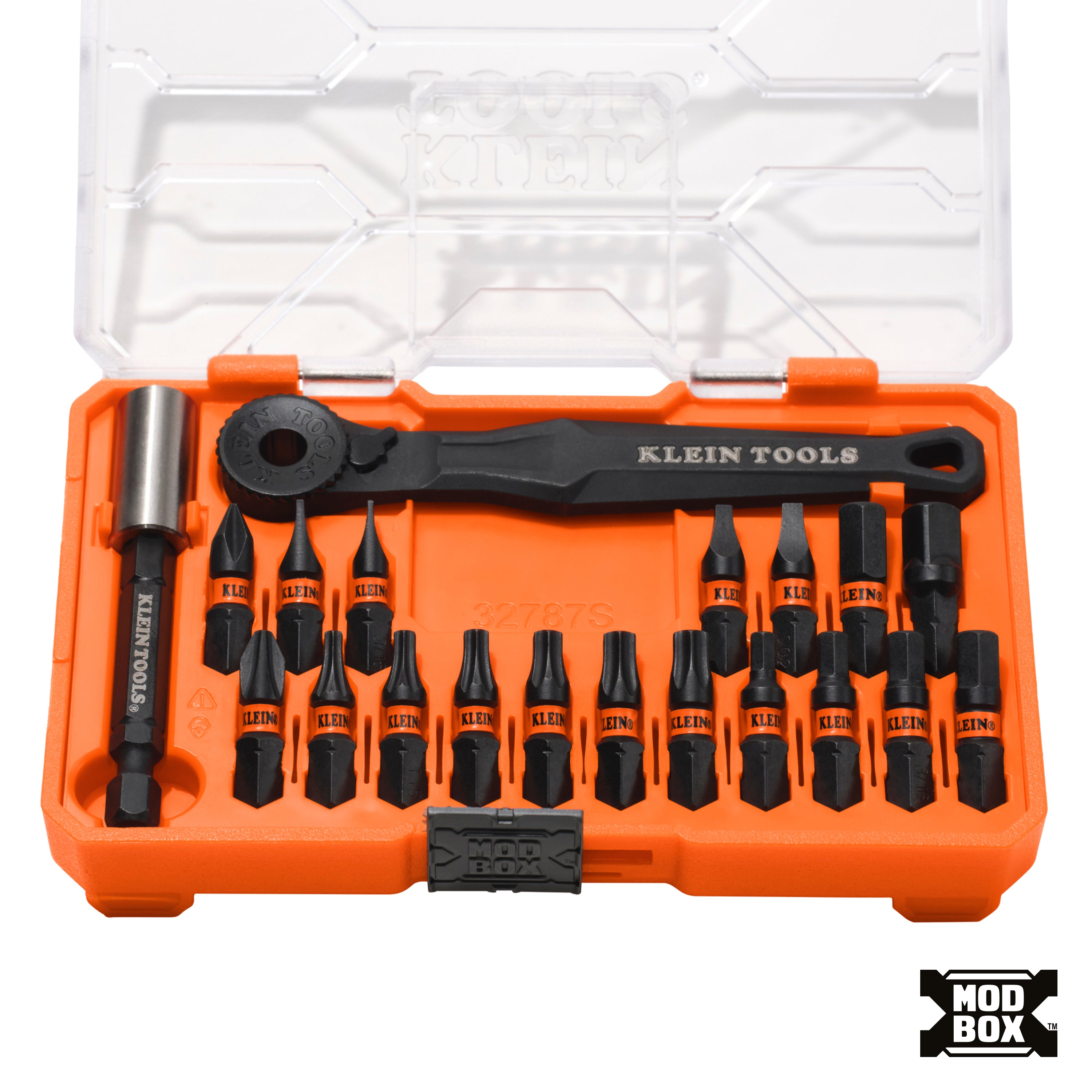 Klein Tools 32787S Proflex Micro Ratchet Impact Bit Set, 20 Pc
