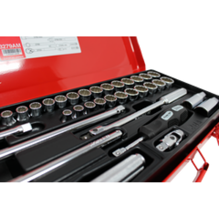 Ko-Ken 3279AM Socket set 12 Point 35 pieces 3/8 Sq. Drive