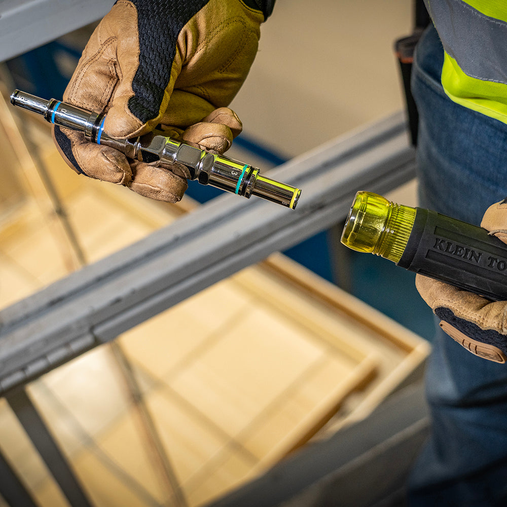 Klein Tools 32809MAGM 11-in-1 Pass-Through Magnetic Multi-Nut Driver, Metric