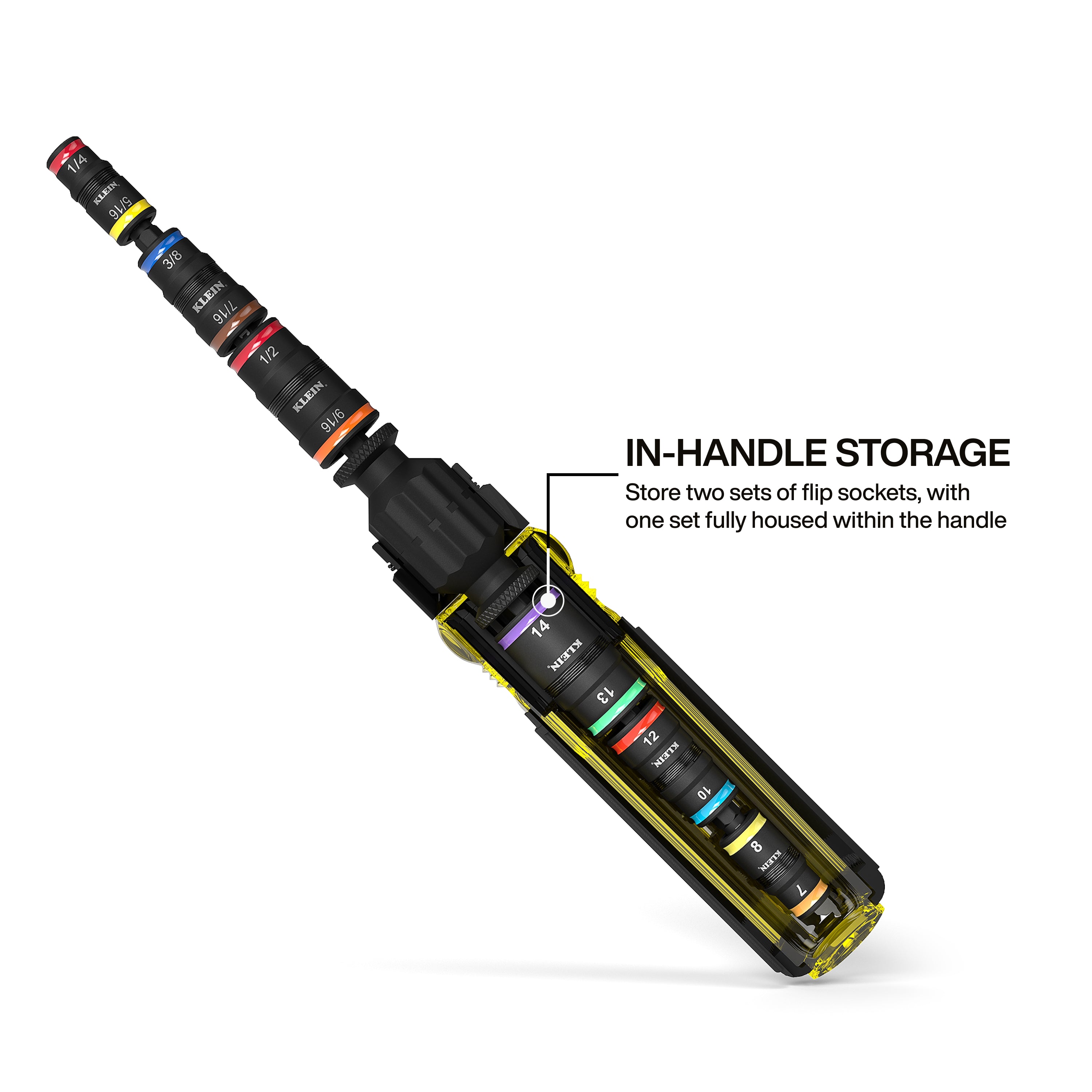 Klein Tools 32914HD 14-in-1 Impact Rated Flip Socket Set – Haus of