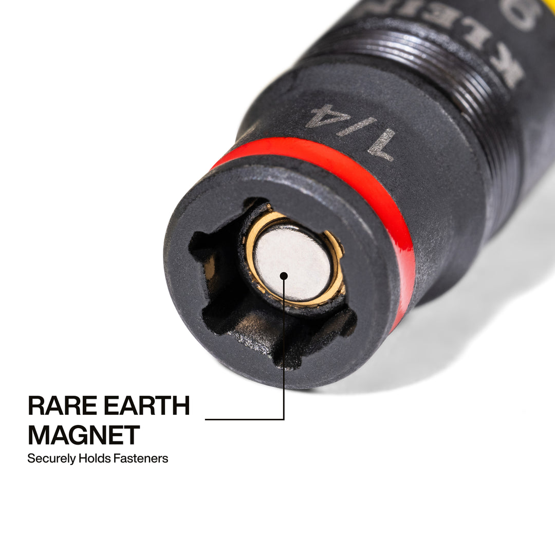 Klein Tools 32933KIT Impact-Rated Flip Socket Set, SAE and Metric