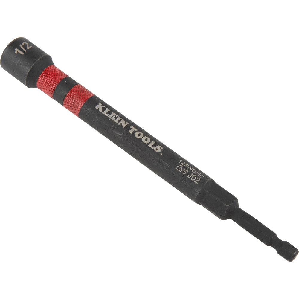 Klein Tools 12PNDHC Hollow Magnetic Color-Coded Power Nut Driver, 1/2"