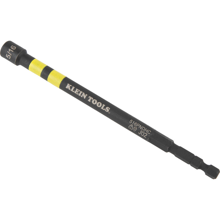 Klein Tools 516PNDHC Hollow Magnetic Color-Coded Power Nut Driver, 5/16"