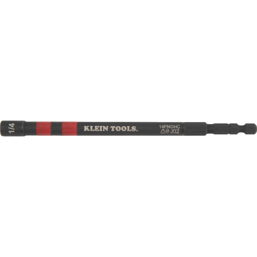 Klein Tools 14PNDHC Hollow Magnetic Color-Coded Power Nut Driver, 1/4"