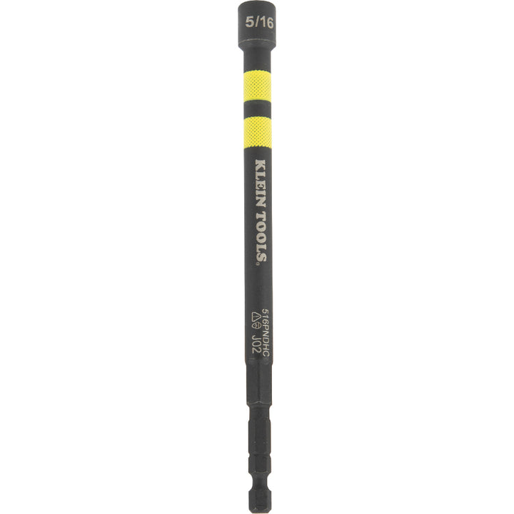 Klein Tools 516PNDHC Hollow Magnetic Color-Coded Power Nut Driver, 5/16"