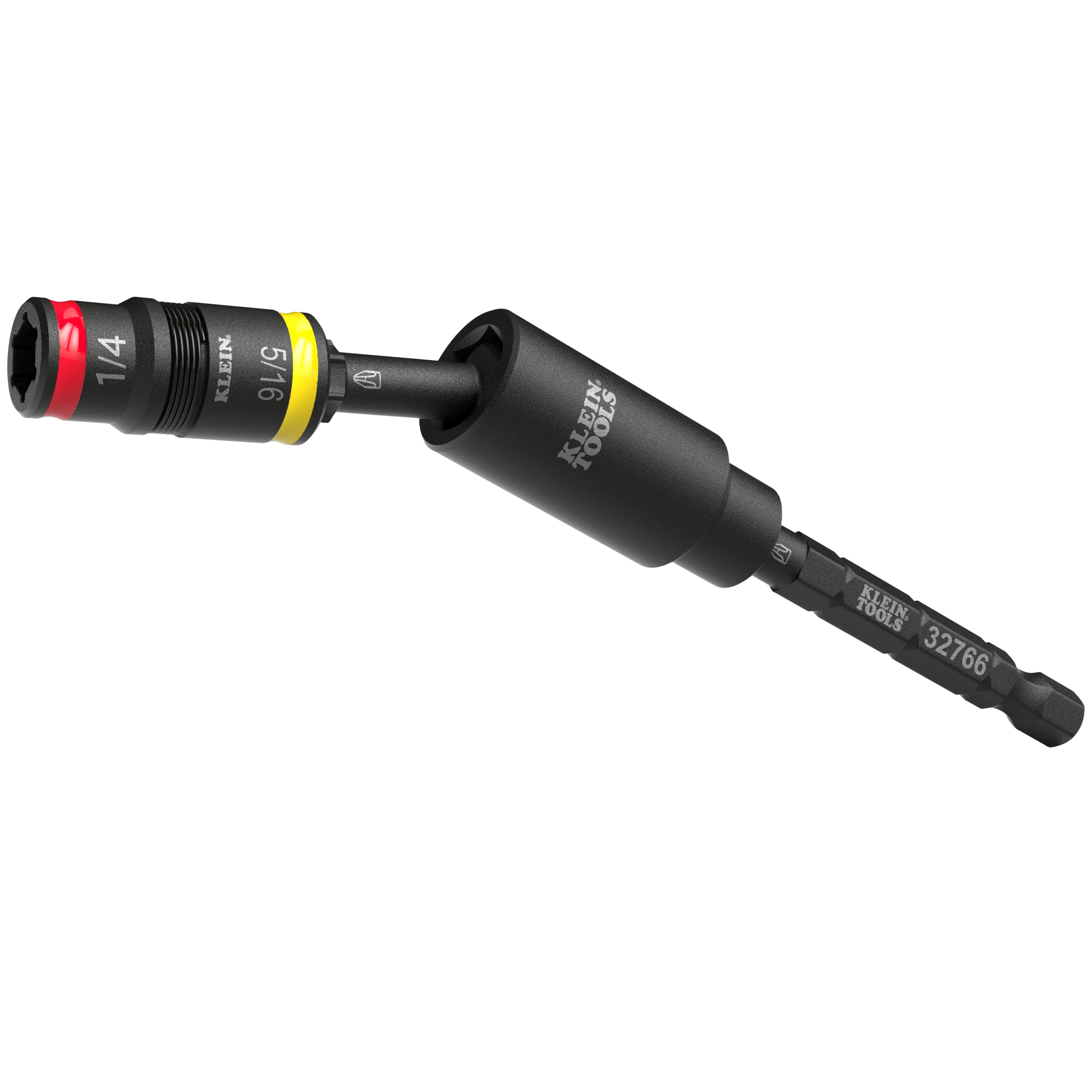 Klein Tools 32982 Impact Flip Socket With Swivel Adapter, 3 Pc