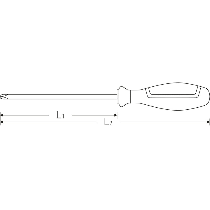Stahlwille 46403000 4640 DRALL+ #0 x 60mm Pozidriv Screwdriver