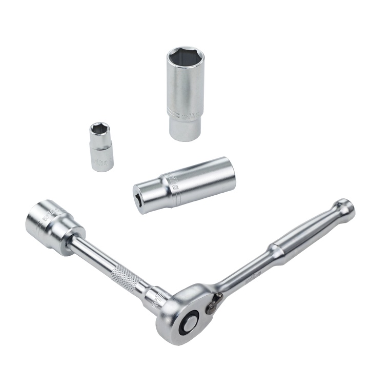 Wiha 33396 25 Piece 1/4” Drive Professional Standard and Deep Socket Tray Set - SAE