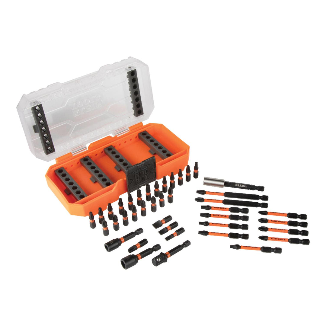 Klein Tools 33801 ProFlex Impact Driver Bit Set, 40 Pc.