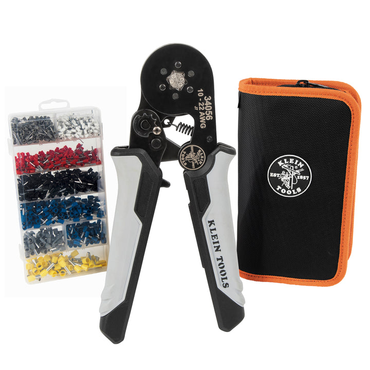 Klein Tools 34061 Ratcheting Ferrule Hex Crimper Set