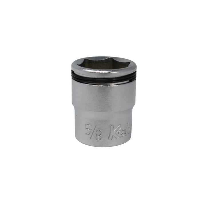 Ko-ken 3450A-5/8 3/8 Sq. Dr. SAE Nut Grip Chrome Socket in 5/8