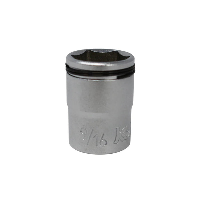 Ko-ken 3450A-9/16 3/8 Sq. Dr. SAE Nut Grip Chrome Socket in 9/16