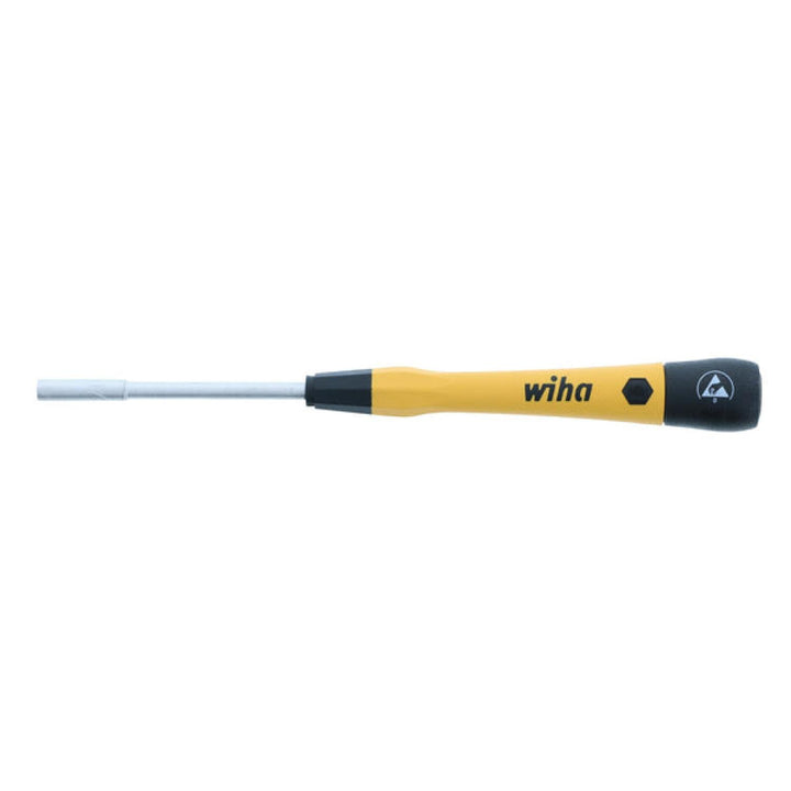Wiha Tools 27772 ESD Safe PicoFinish Precision Nut Driver - 1/8" x 60mm