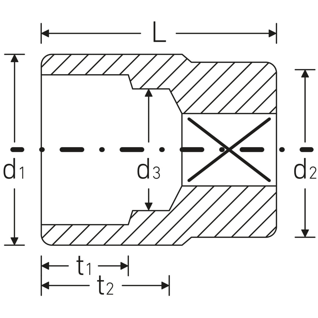 Stahlwille 08200014 1360 XZN M12 x 38mm Insert Bit